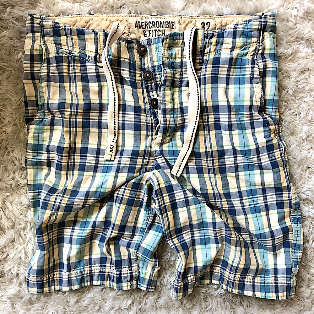 Men’s Abercrombie & Fitch Plaid Shorts